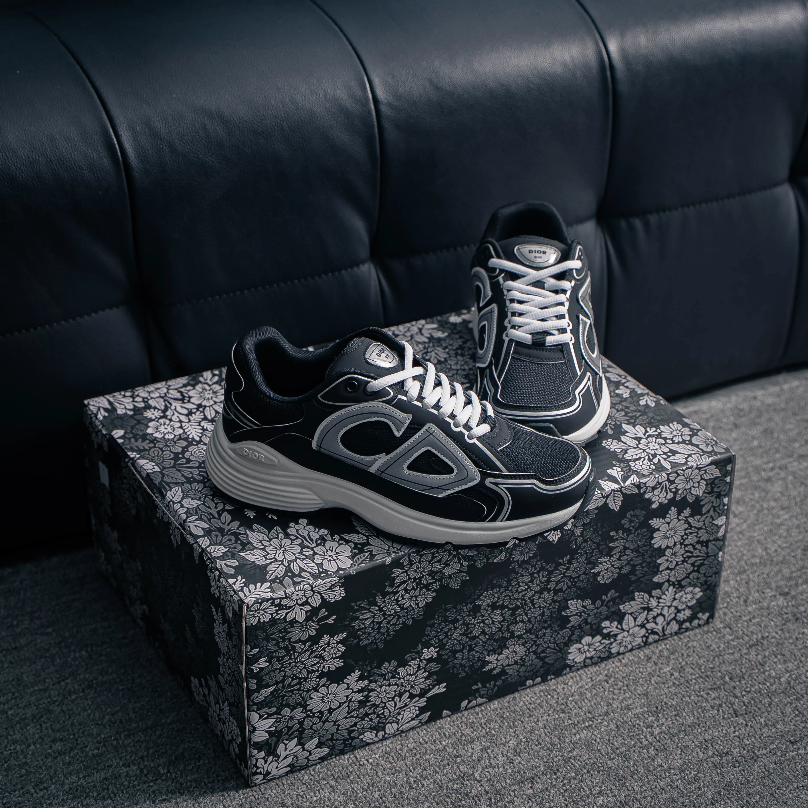 【YS 】 Premium Dior Homme B 22 Shoes +3M + ✦ +3M + ， ✦Shoes Logo ，3M