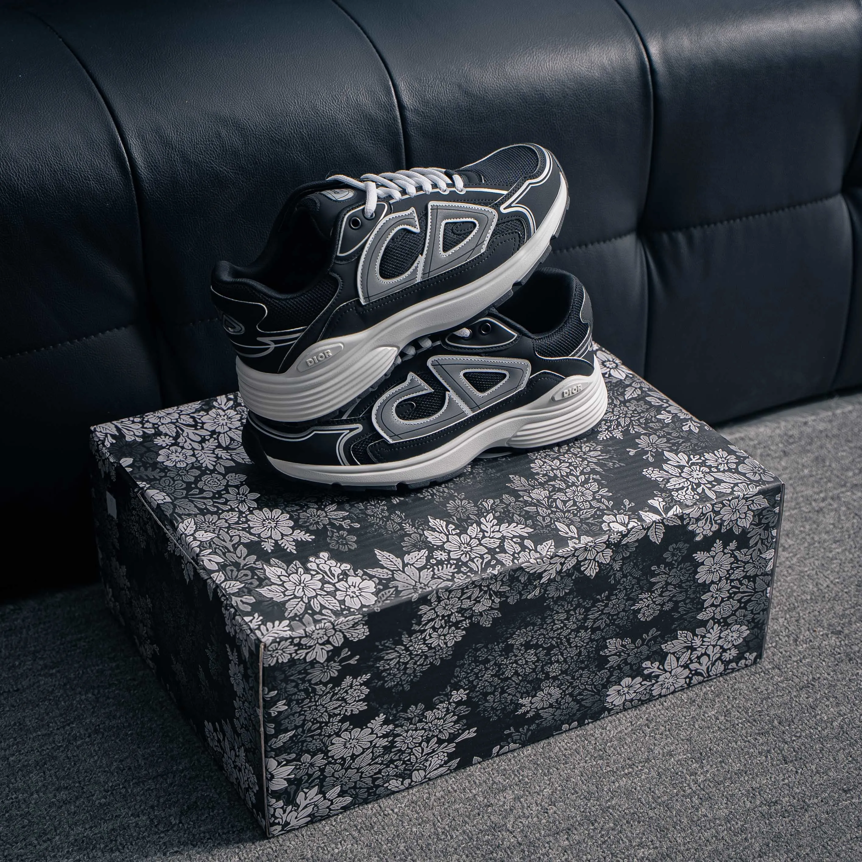 【YS 】 Premium Dior Homme B 22 Shoes +3M + ✦ +3M + ， ✦Shoes Logo ，3M