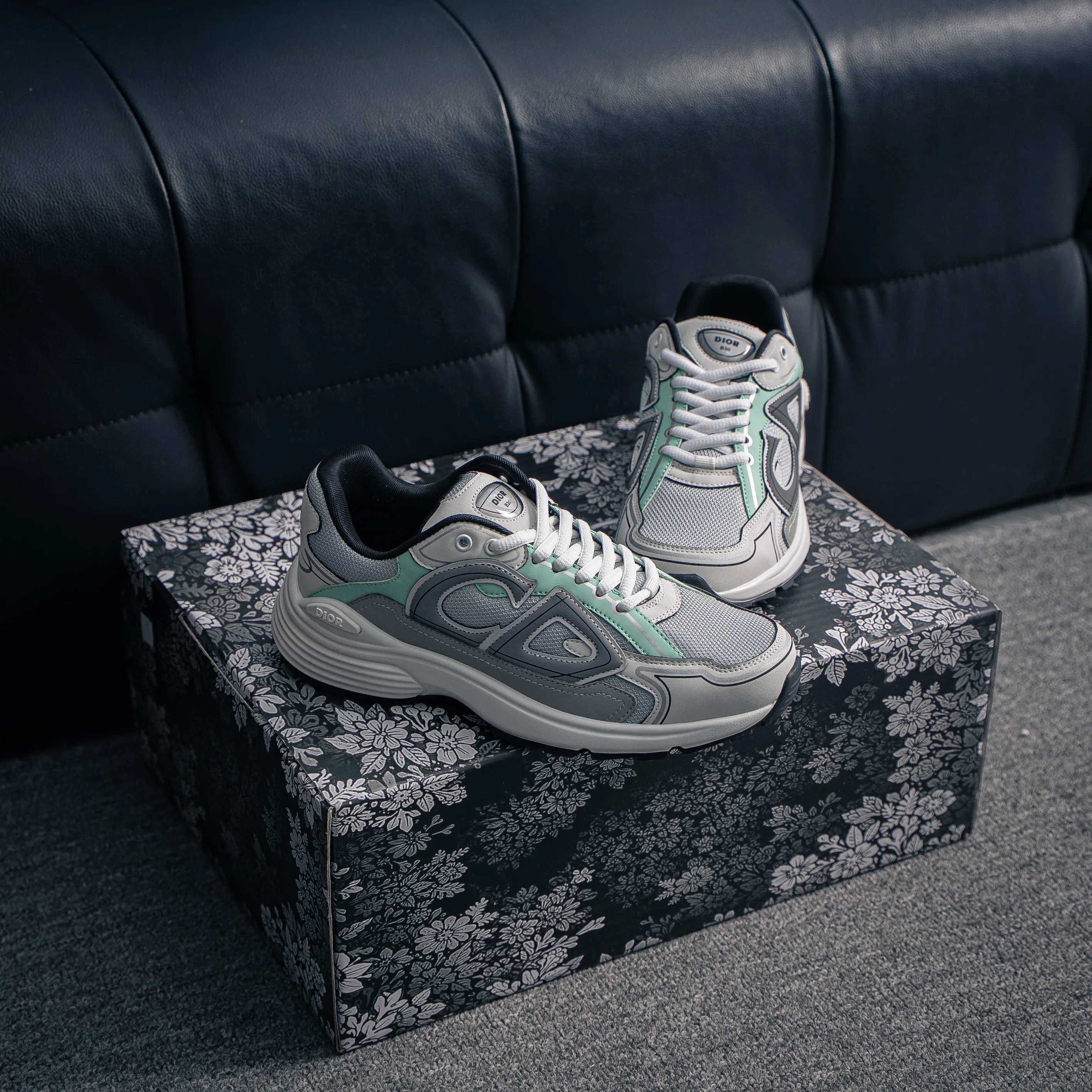 【YS 】 Premium Dior Homme B 22 Shoes +3M + ✦ +3M + ， ✦Shoes Logo ，3M