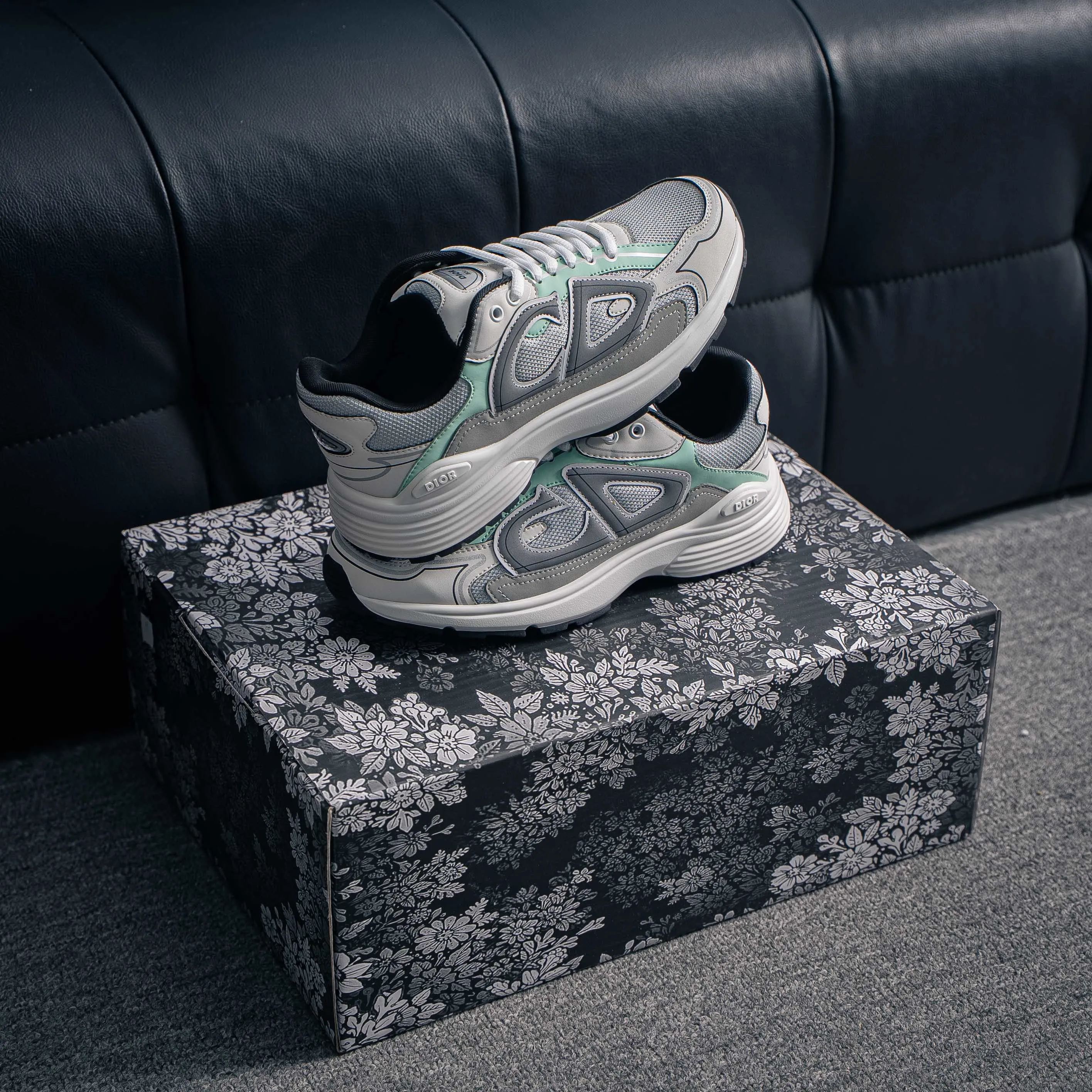 【YS 】 Premium Dior Homme B 22 Shoes +3M + ✦ +3M + ， ✦Shoes Logo ，3M
