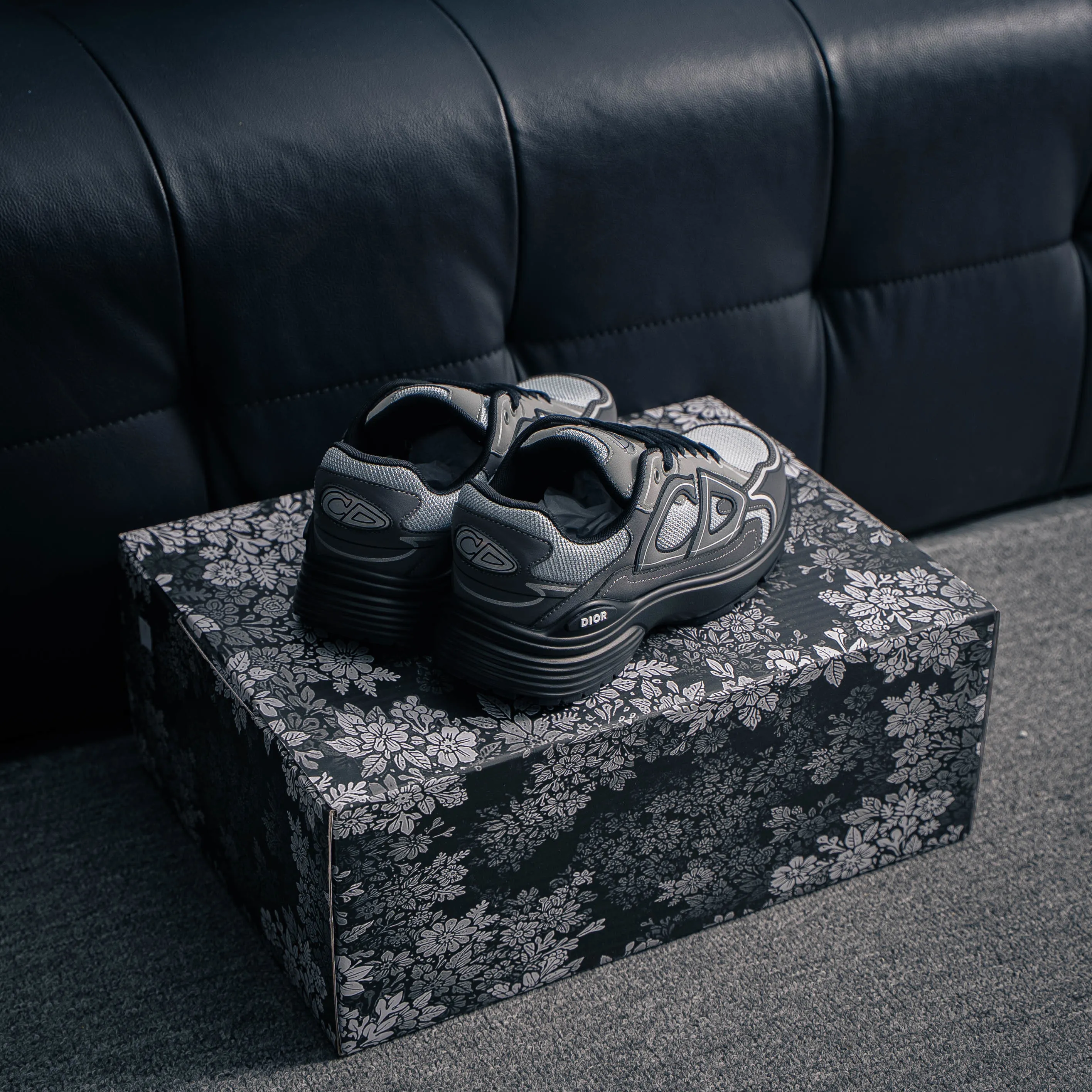 【YS 】 Premium Dior Homme B 22 Shoes +3M + ✦ +3M + ， ✦Shoes Logo ，3M