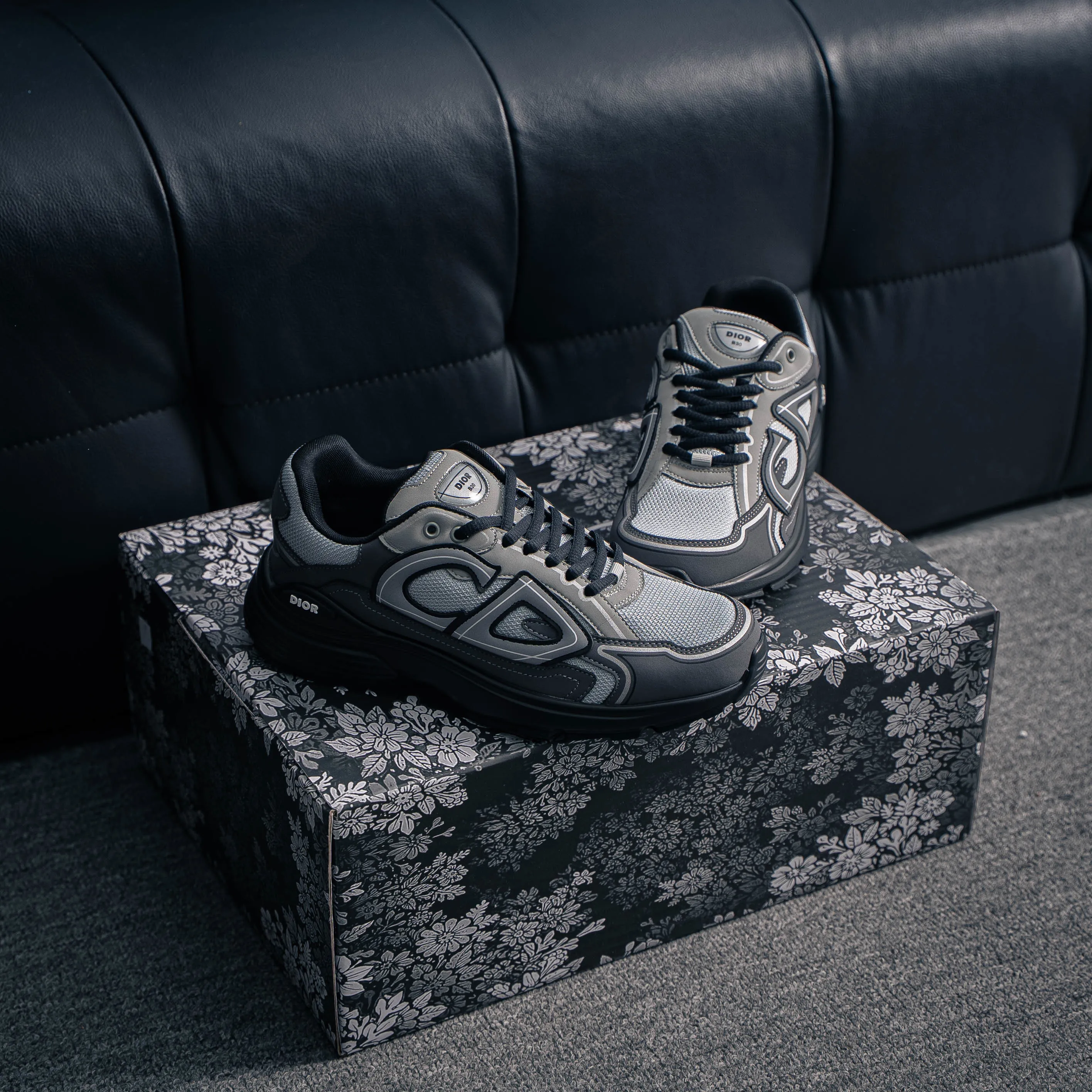 【YS 】 Premium Dior Homme B 22 Shoes +3M + ✦ +3M + ， ✦Shoes Logo ，3M