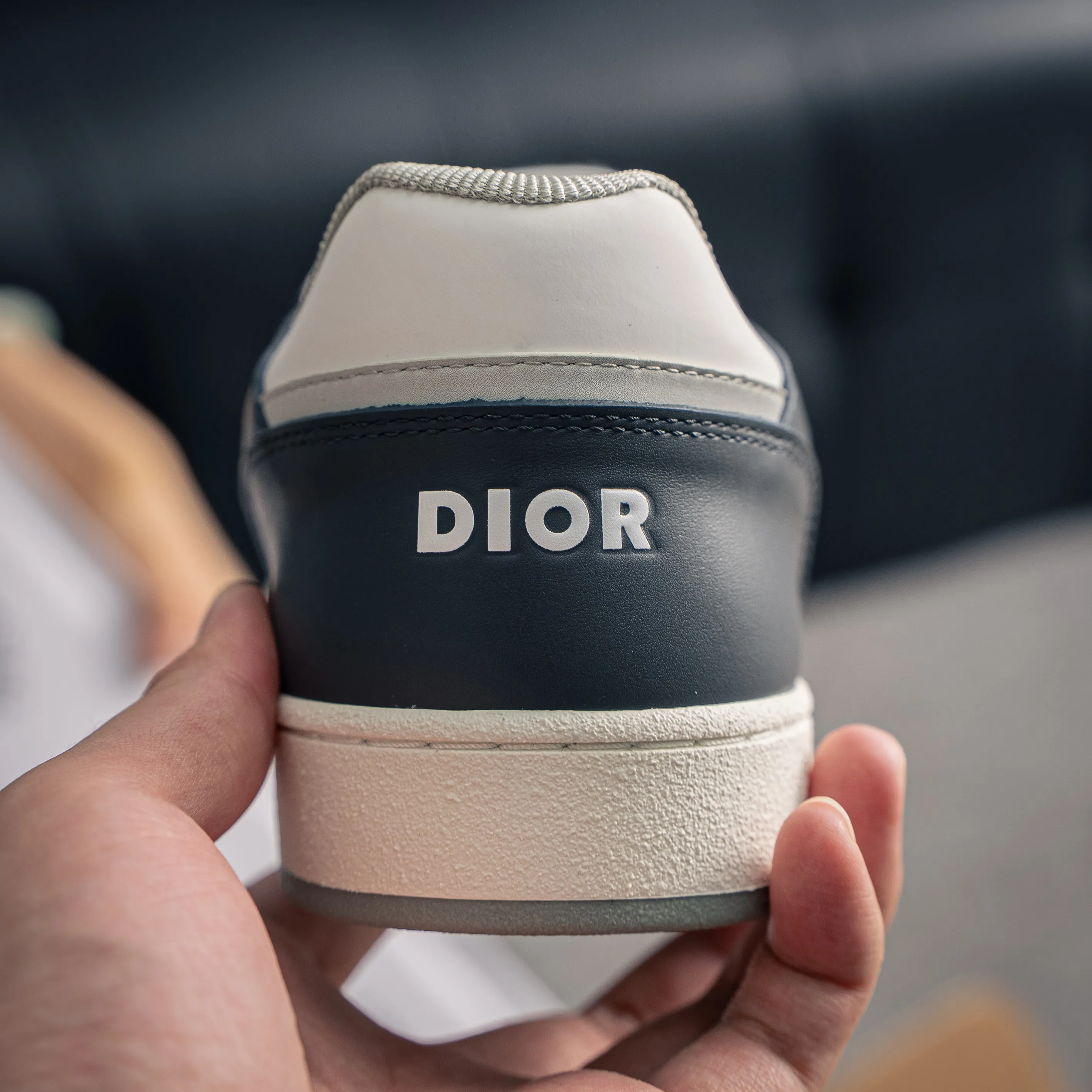 Dior B 27Series Sneakers Skate Shoes B 27 Low-Top Sneakers Series ， Dior Classic 。 White Gray Cowhide Leather ， White