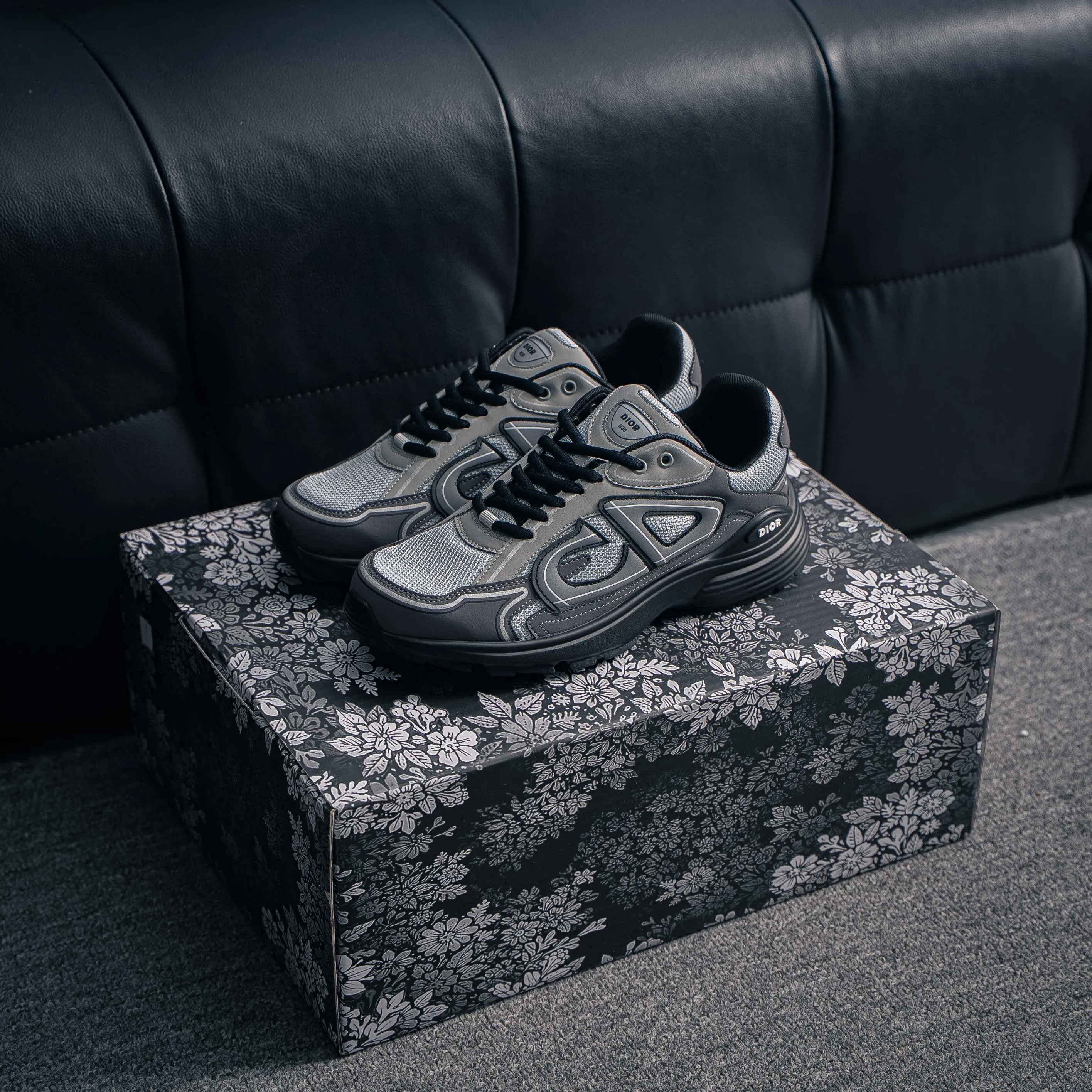 【YS 】 Premium Dior Homme B 22 Shoes +3M + ✦ +3M + ， ✦Shoes Logo ，3M