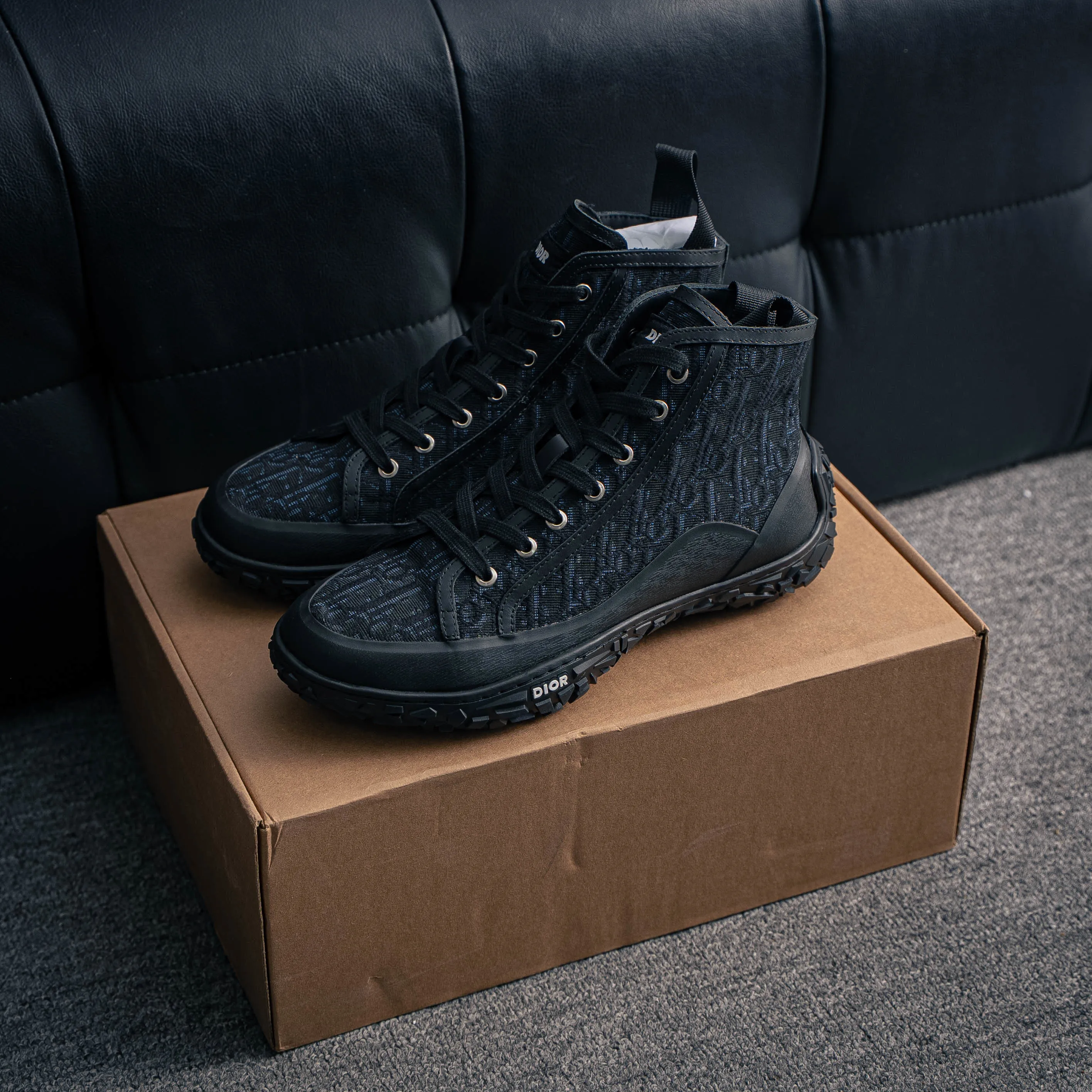 B 28 Dior Shoes High-Top Lace-Up Chunky Sneakers Dior 26ss ，“ ” Running Shoes Versatile ，