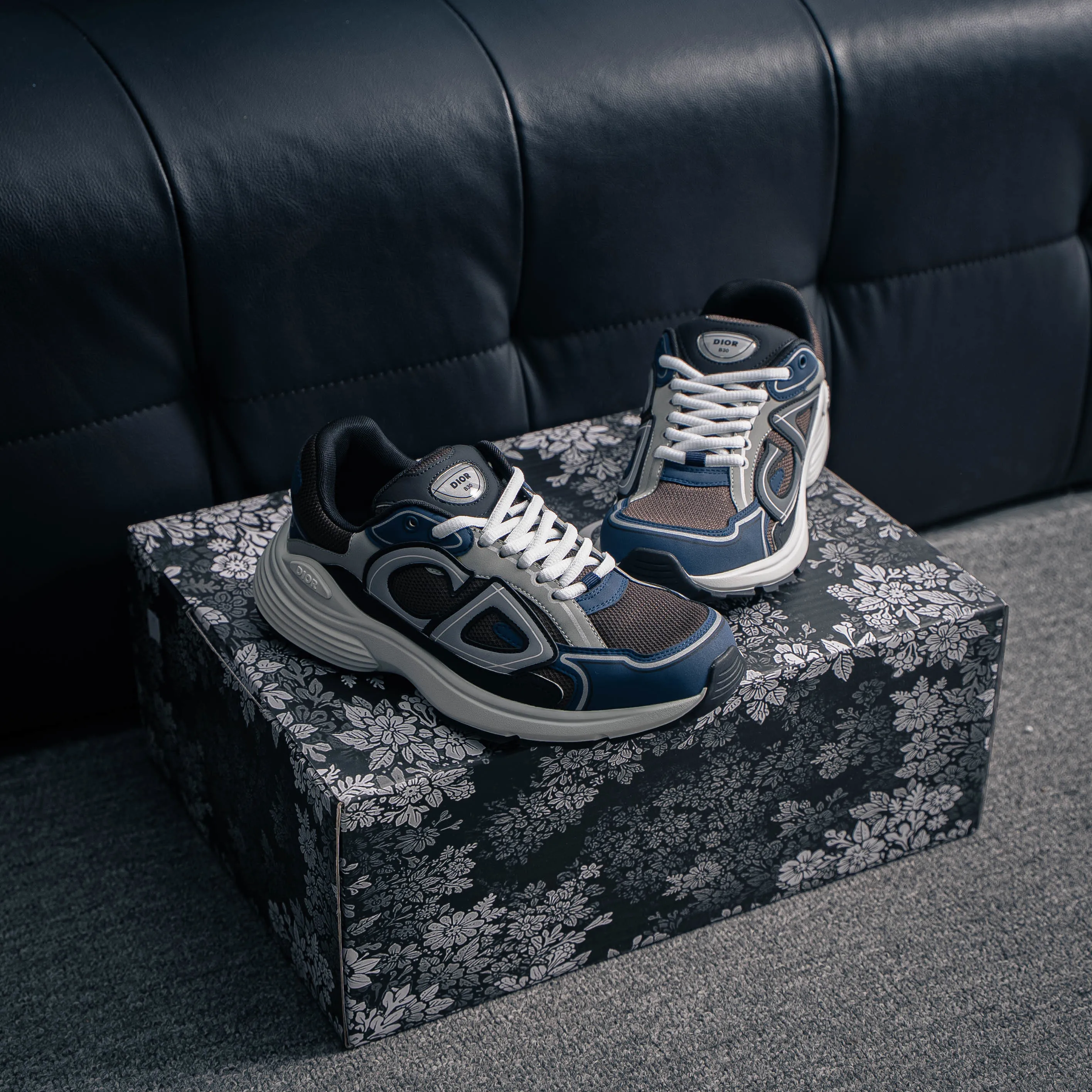 【YS 】 Premium Dior Homme B 22 Shoes +3M + ✦ +3M + ， ✦Shoes Logo ，3M