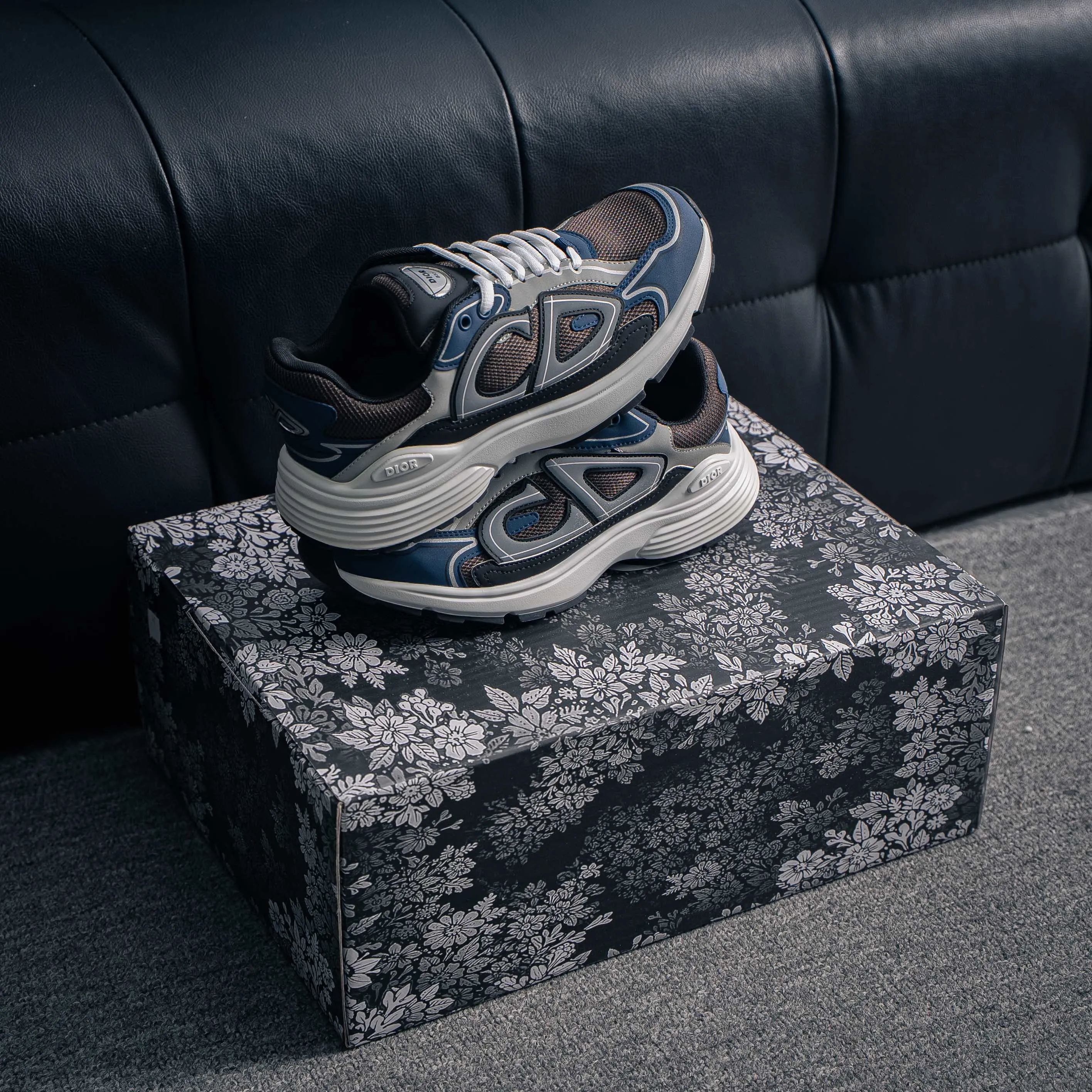 【YS 】 Premium Dior Homme B 22 Shoes +3M + ✦ +3M + ， ✦Shoes Logo ，3M