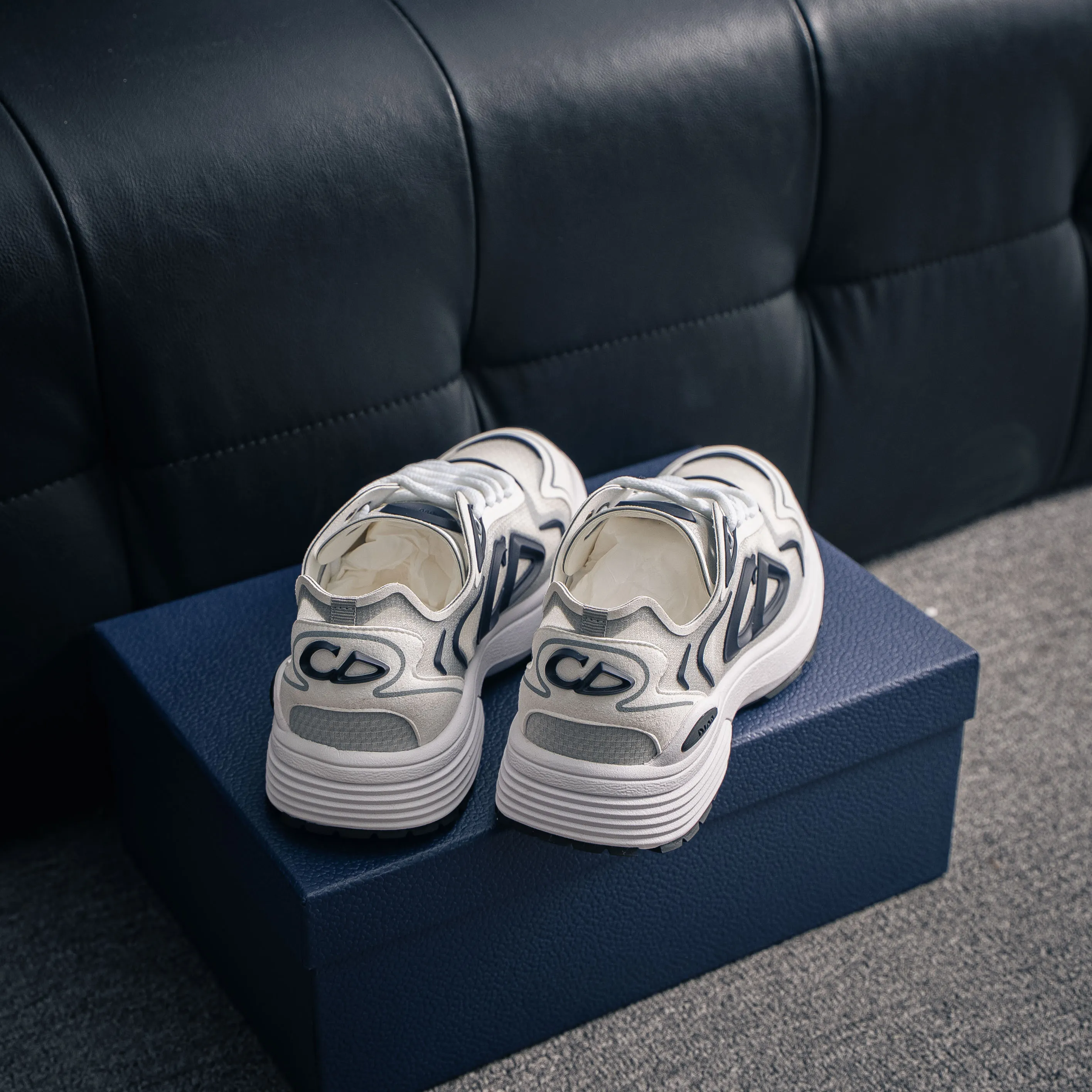 #J 【38-48】 Dior B 30Series Premium Genuine Leather Versatile ： Cowhide Leather+ Ob