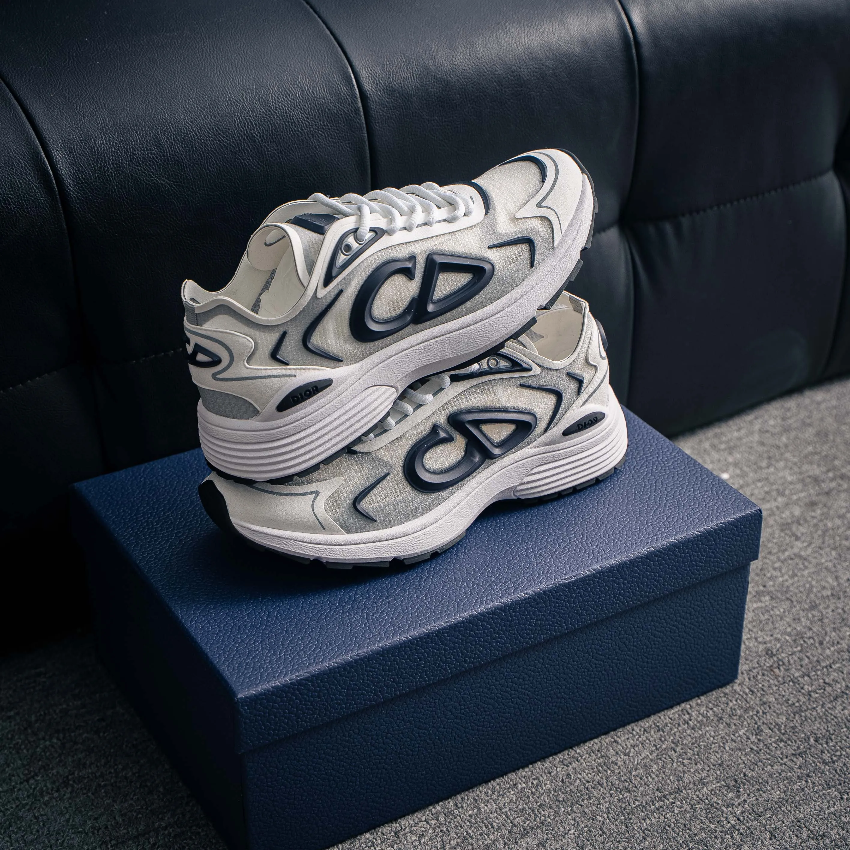 #J 【38-48】 Dior B 30Series Premium Genuine Leather Versatile ： Cowhide Leather+ Ob