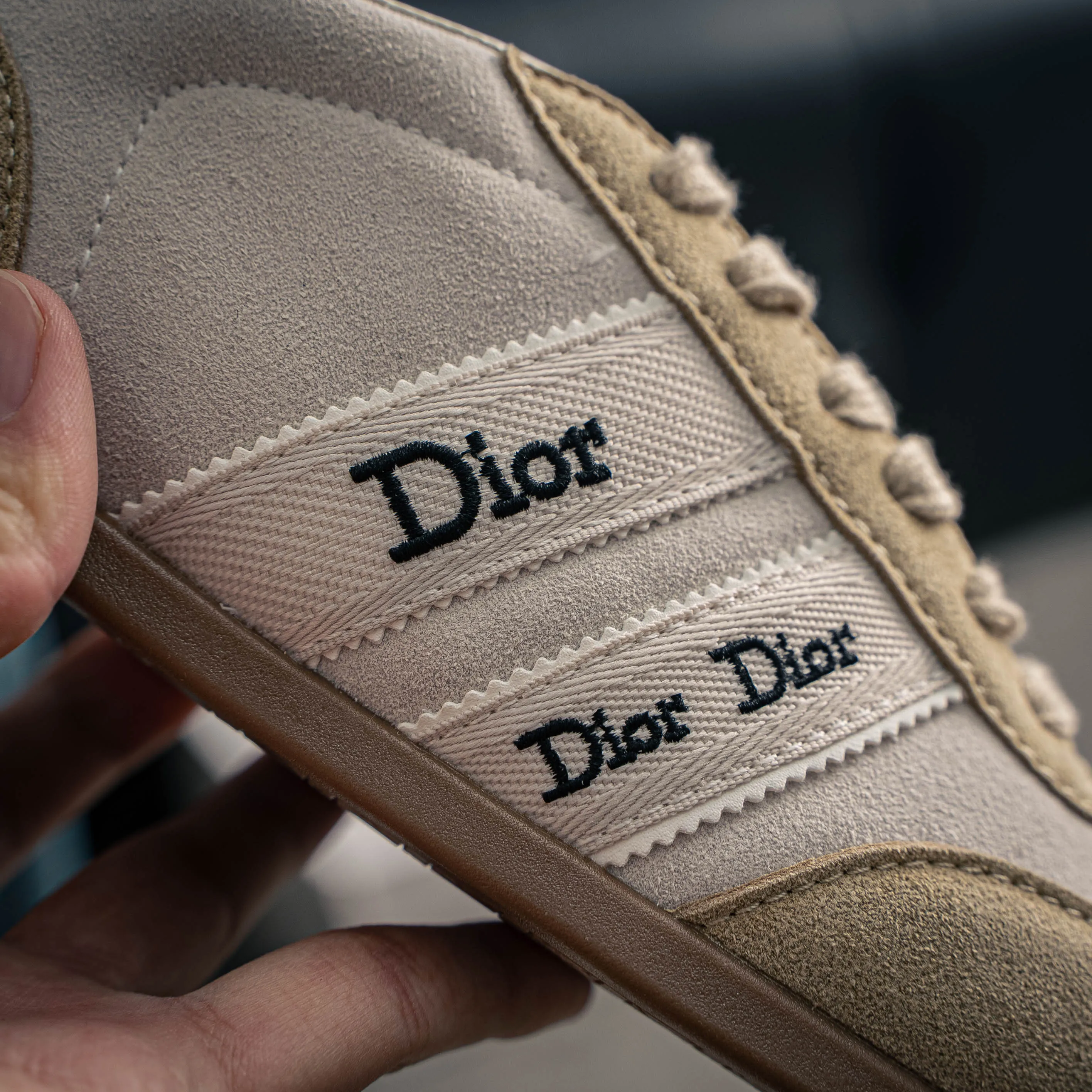 Dior Ribbon Sneaker Sneakers Shoes Dior Classic “J'adior” 。 Shoes （Suede） Cowhide Leather Shoes