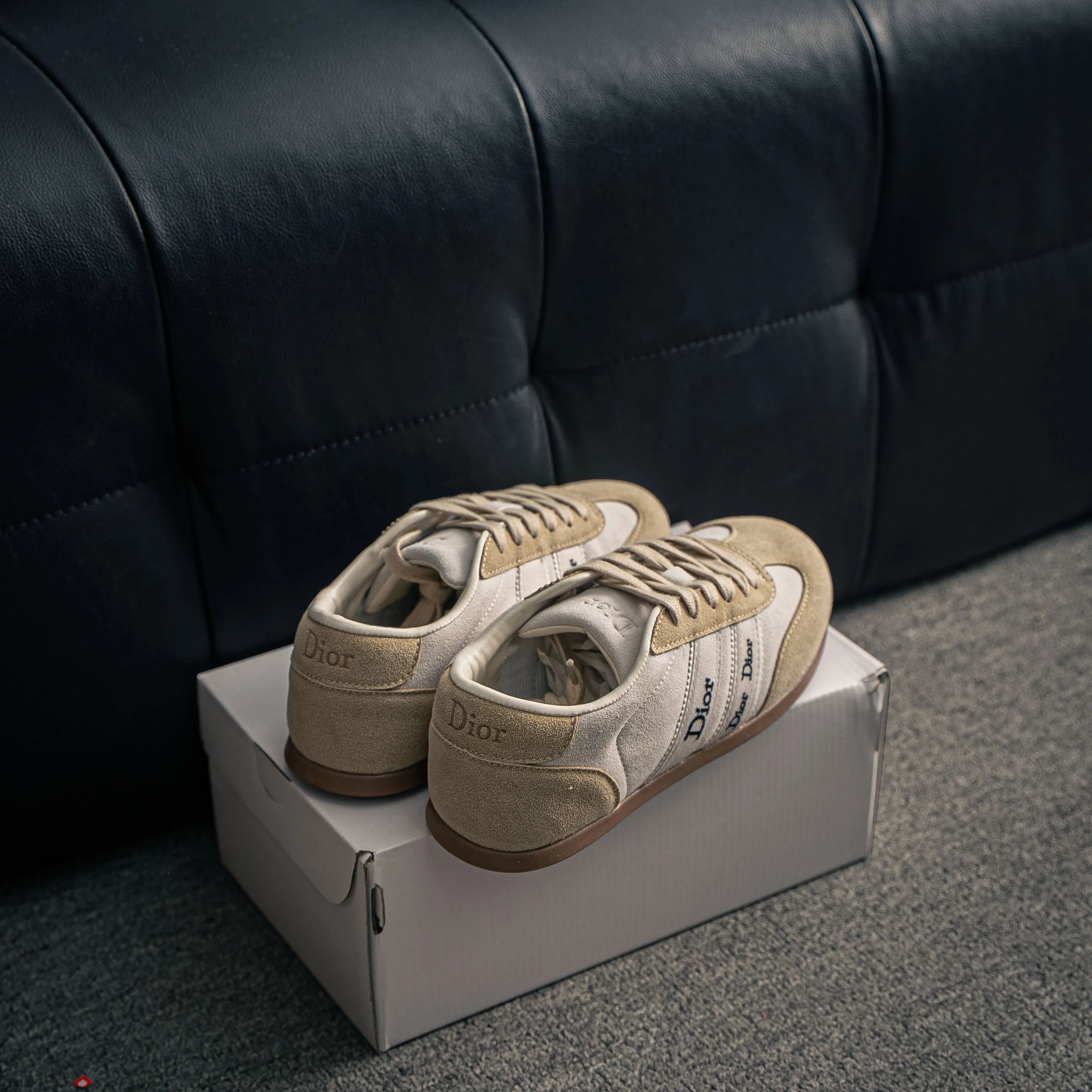 Dior Ribbon Sneaker Sneakers Shoes Dior Classic “J'adior” 。 Shoes （Suede） Cowhide Leather Shoes
