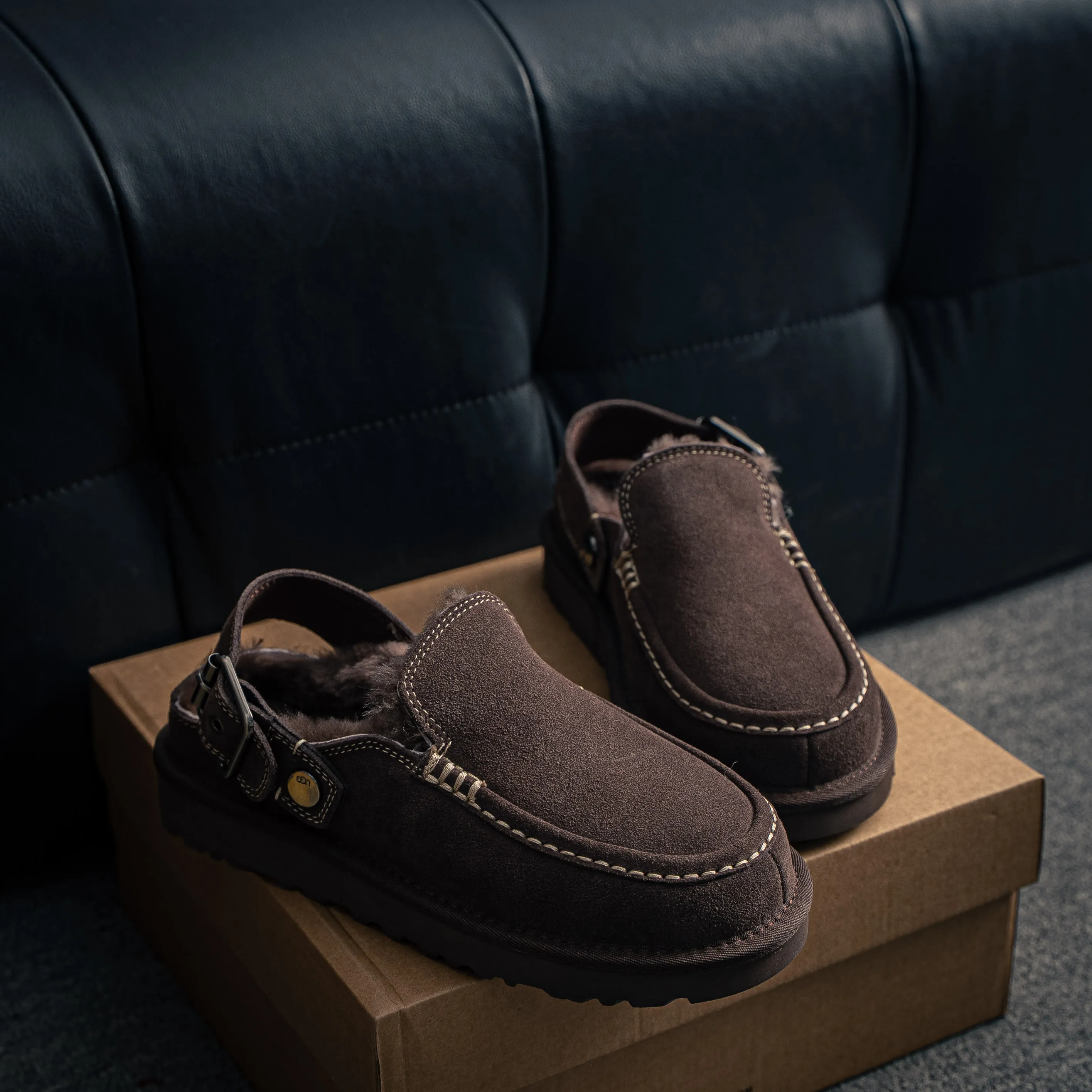 UGG Lowmel Versatile EVA Shoes Brown Shoes Shoes 5cm Platform Sole Shoes
