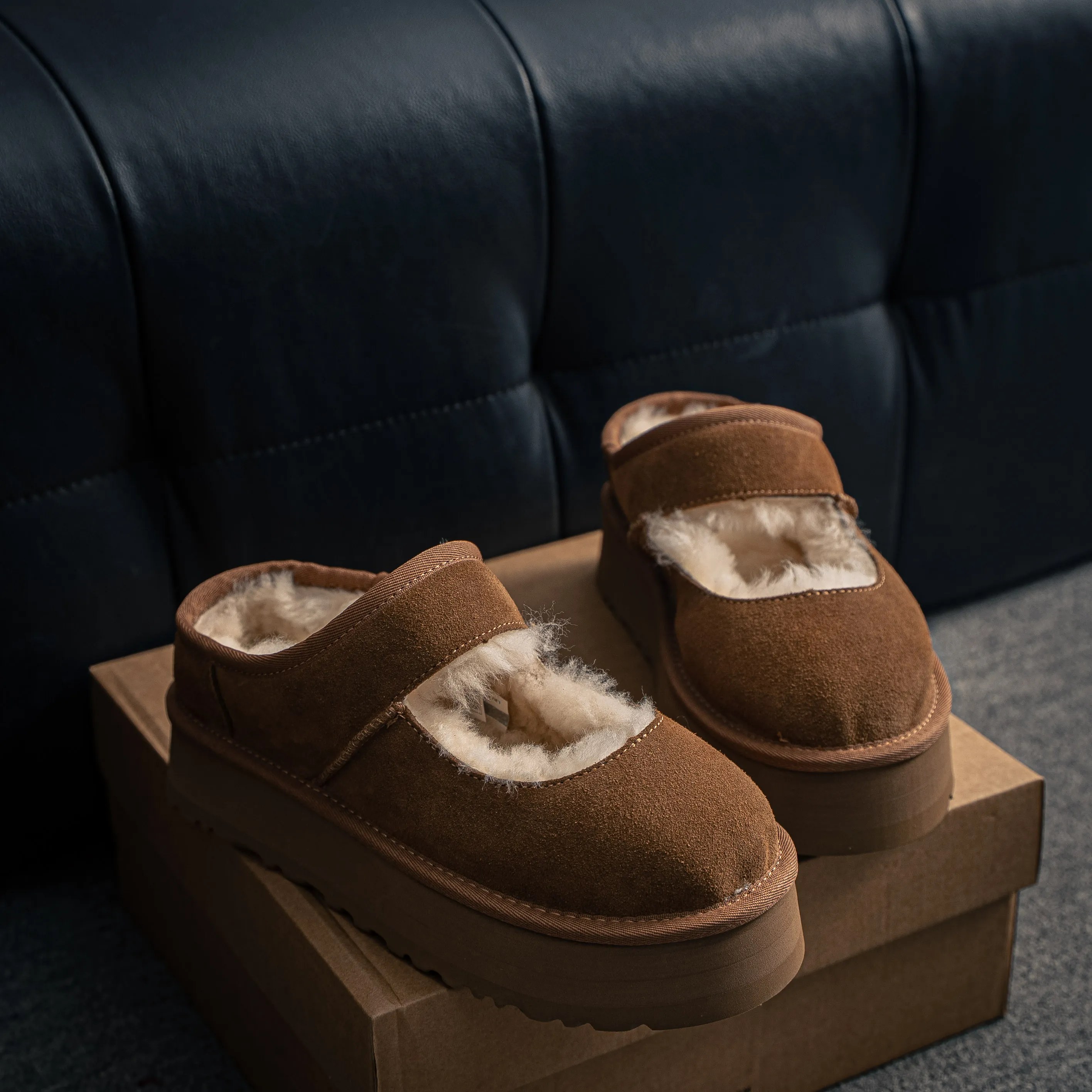 # UGG Bea Mary Jane Series Versatile Rubber Sole Non-Slip Shoes Shoes Shoes 5