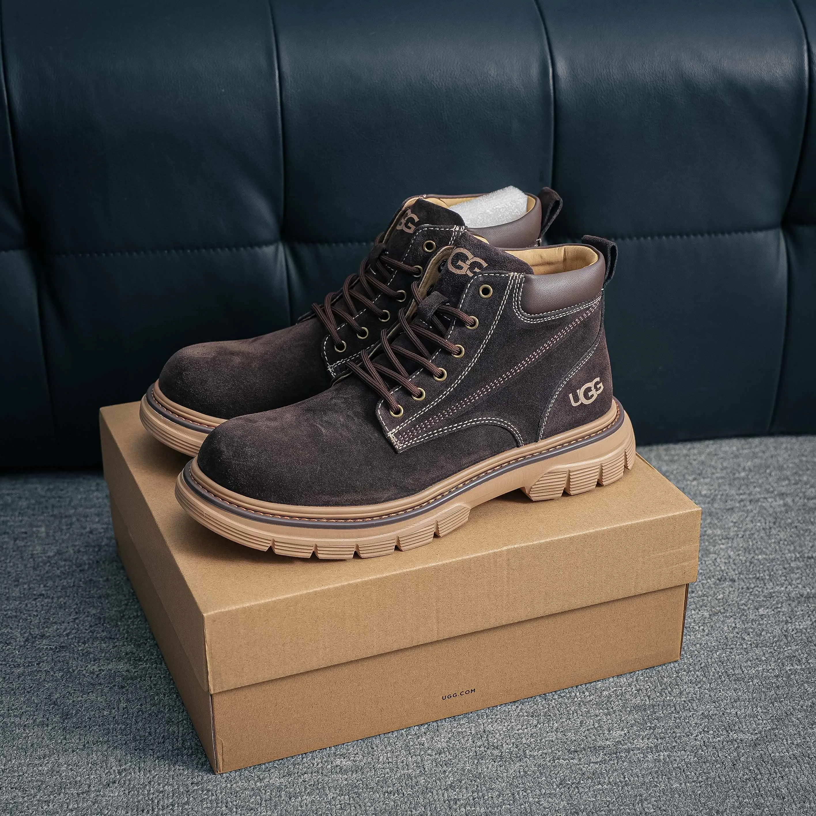 #UGG （ ） Mid-Top Martin Boots Series Quality New Arrival Cowhide Leather Shoes Cowhide Leather Factory
