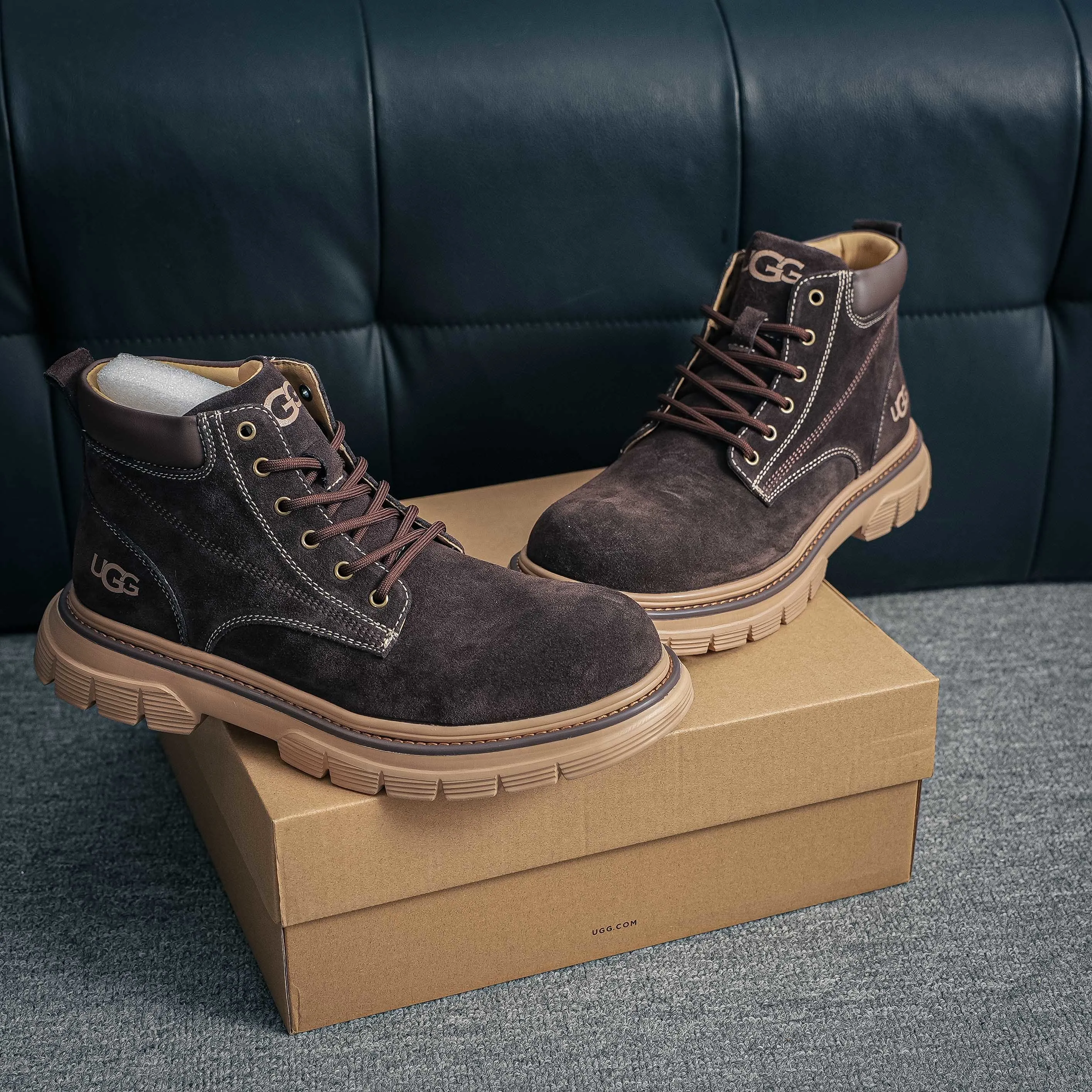 #UGG （ ） Mid-Top Martin Boots Series Quality New Arrival Cowhide Leather Shoes Cowhide Leather Factory
