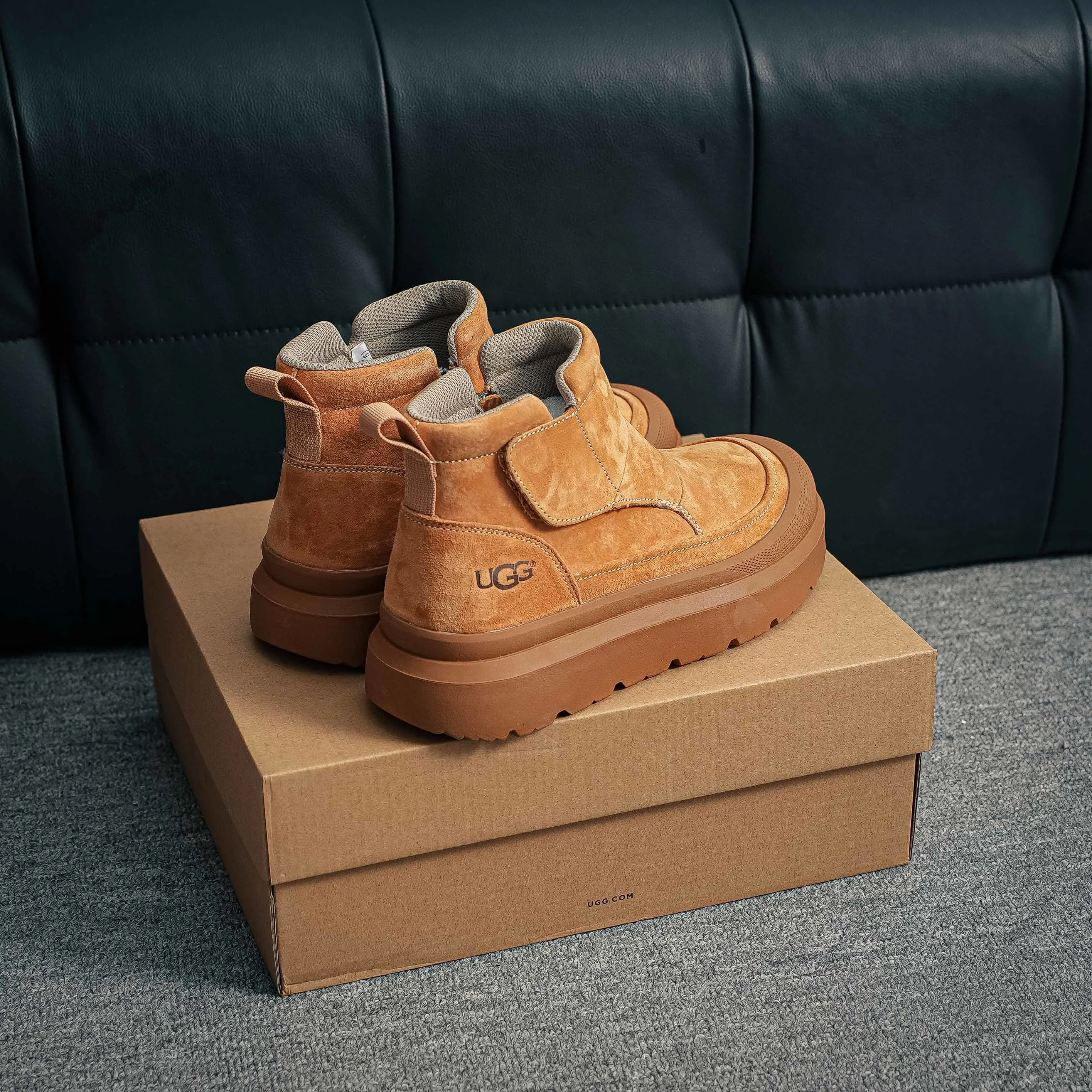 2025ss UGG High-Top Martin Boots Series Quality Modern Non-Slip Lace-Up TPU Top-Grain Cowhide Genuine Leather