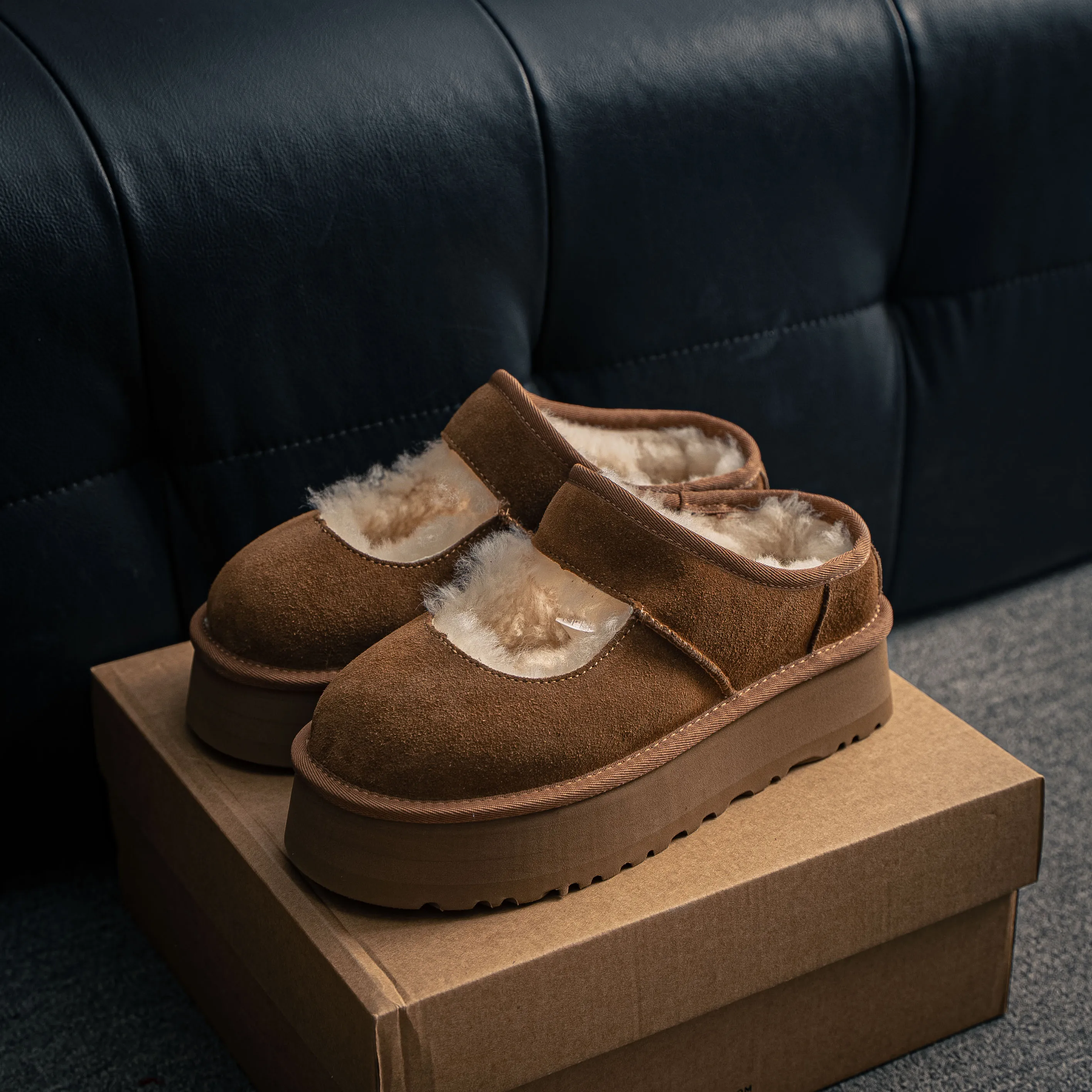 # UGG Bea Mary Jane Series Versatile Rubber Sole Non-Slip Shoes Shoes Shoes 5