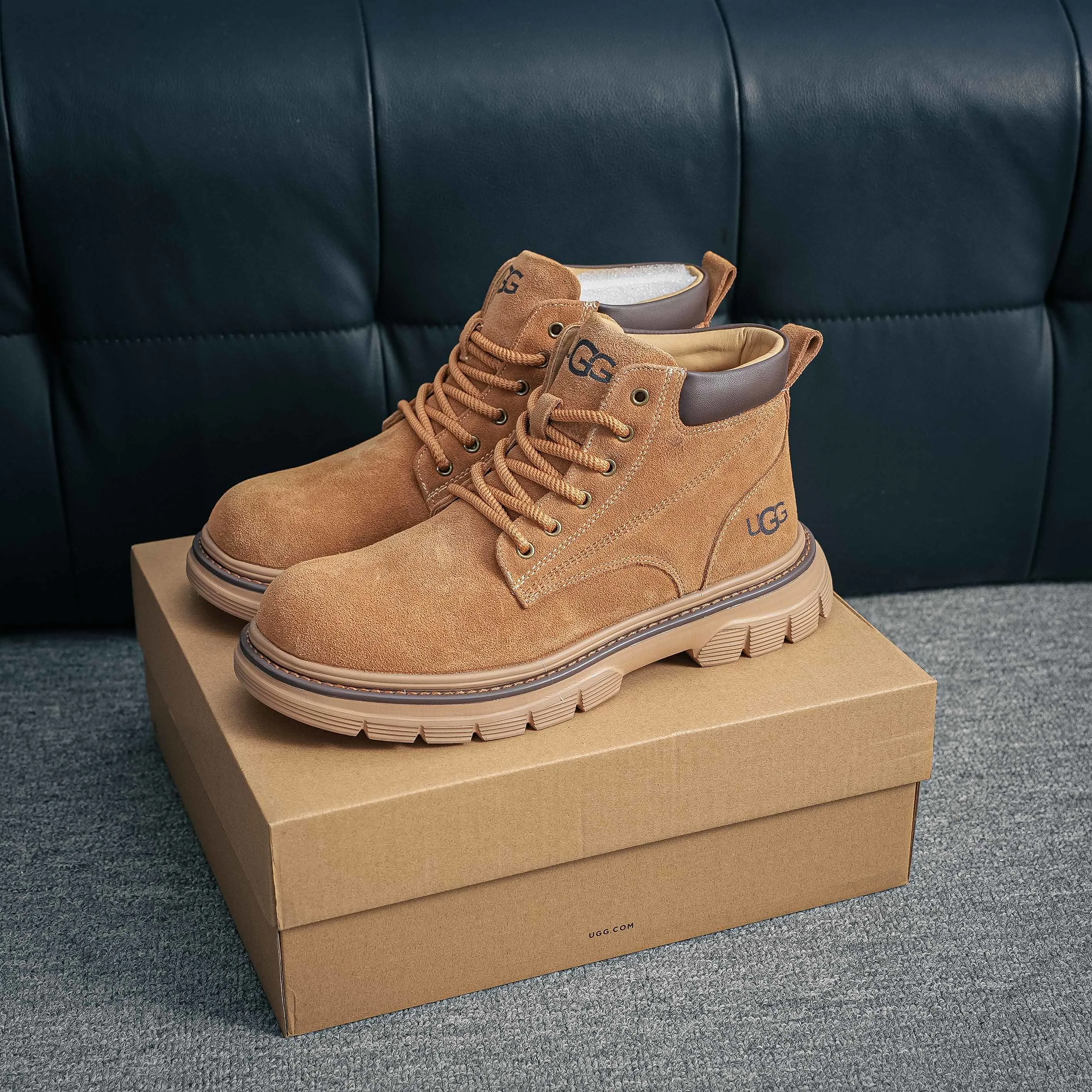 #UGG （ ） Mid-Top Martin Boots Series Quality New Arrival Cowhide Leather Shoes Cowhide Leather Factory