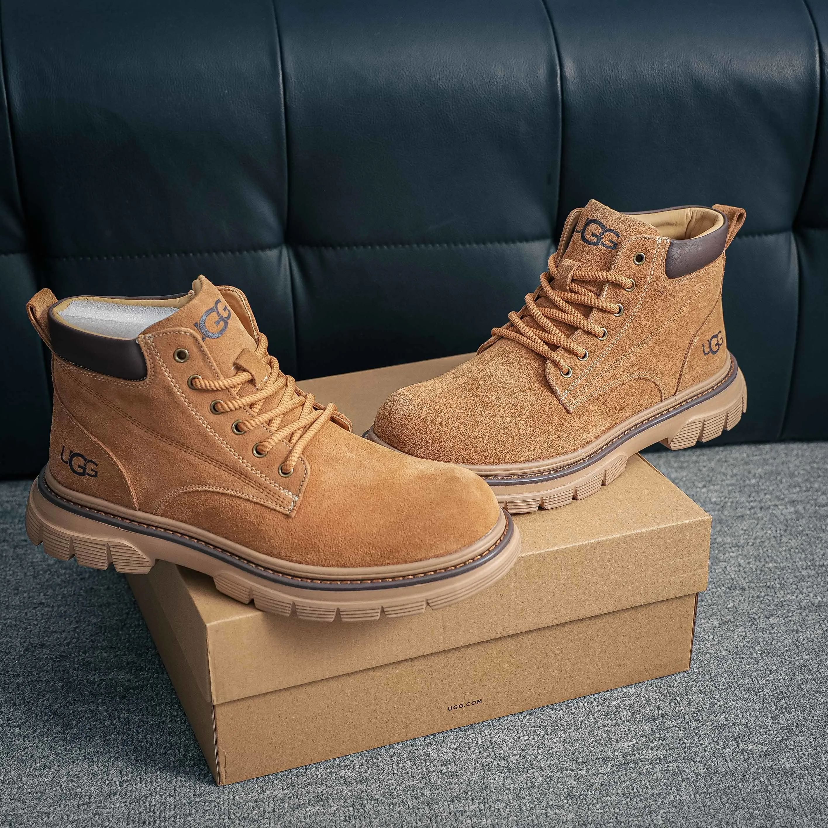 #UGG （ ） Mid-Top Martin Boots Series Quality New Arrival Cowhide Leather Shoes Cowhide Leather Factory