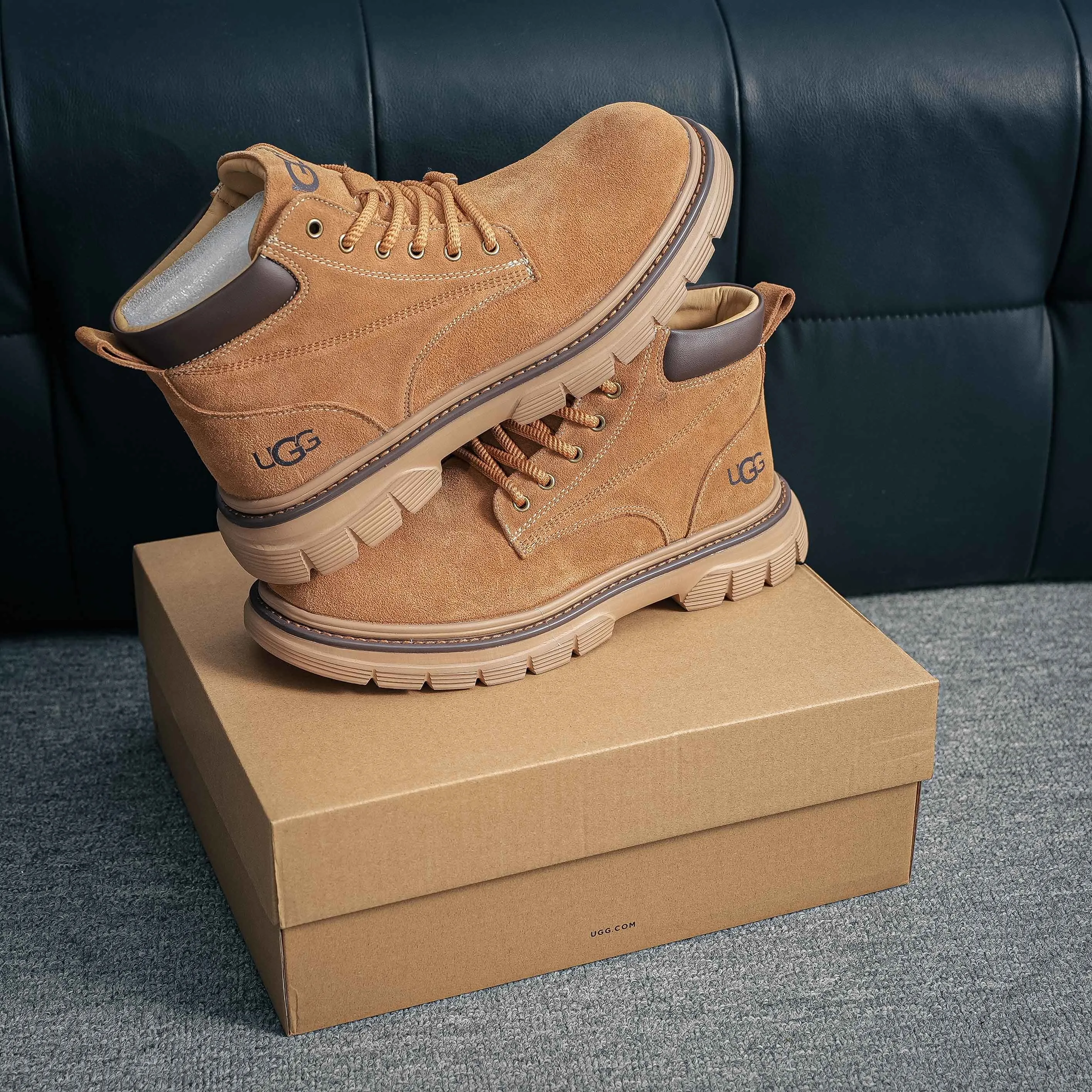 #UGG （ ） Mid-Top Martin Boots Series Quality New Arrival Cowhide Leather Shoes Cowhide Leather Factory