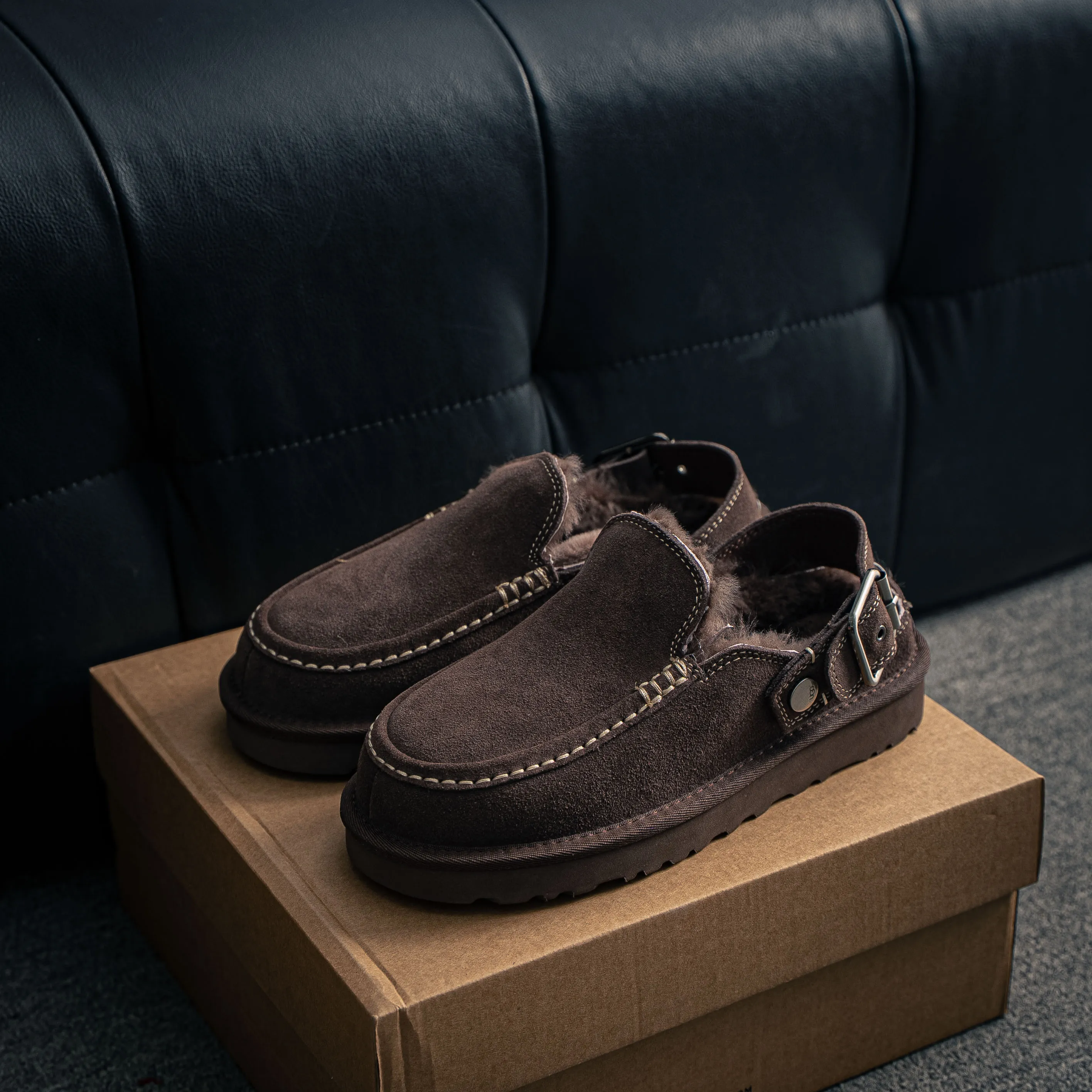 UGG Lowmel Versatile EVA Shoes Brown Shoes Shoes 5cm Platform Sole Shoes