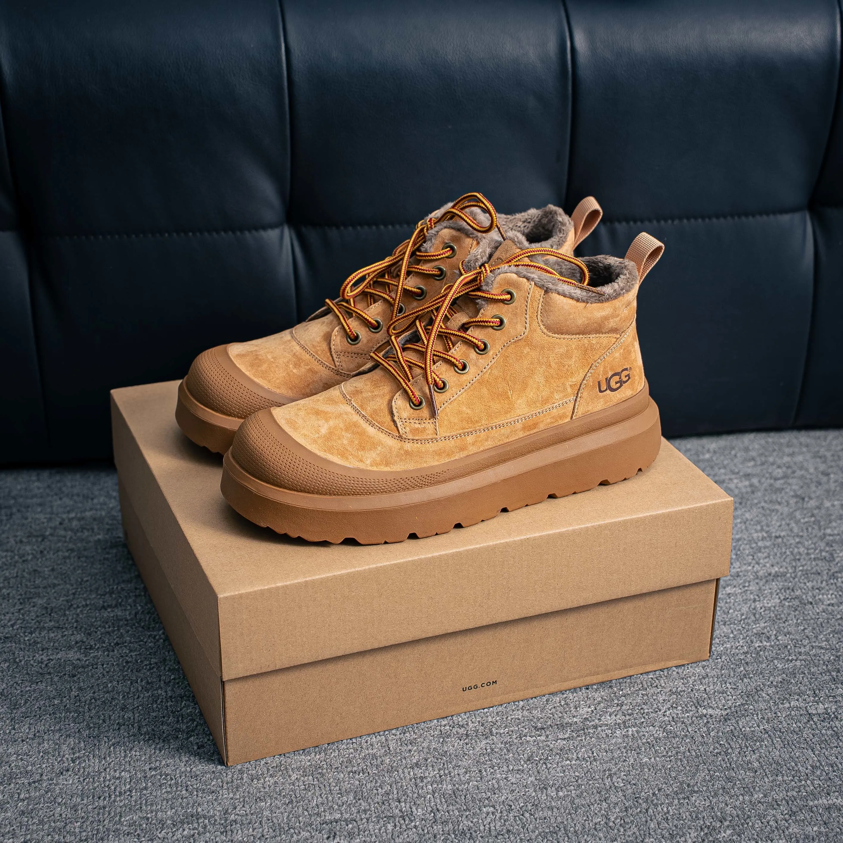 #UGG （ ） Mid-Top Shoes Martin Boots Series Quality New Arrival Cowhide Leather Shoes Cowhide Leather