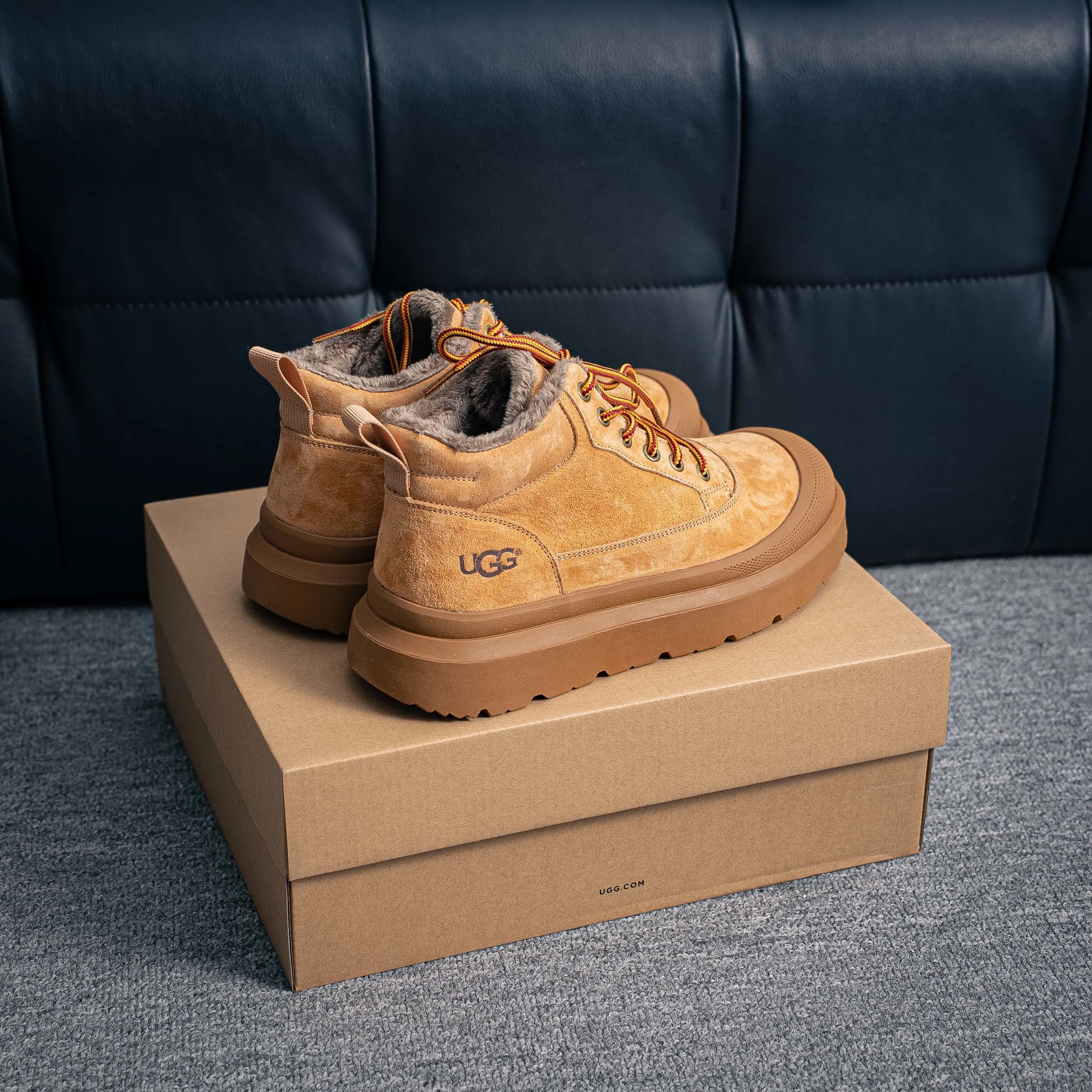 #UGG （ ） Mid-Top Shoes Martin Boots Series Quality New Arrival Cowhide Leather Shoes Cowhide Leather