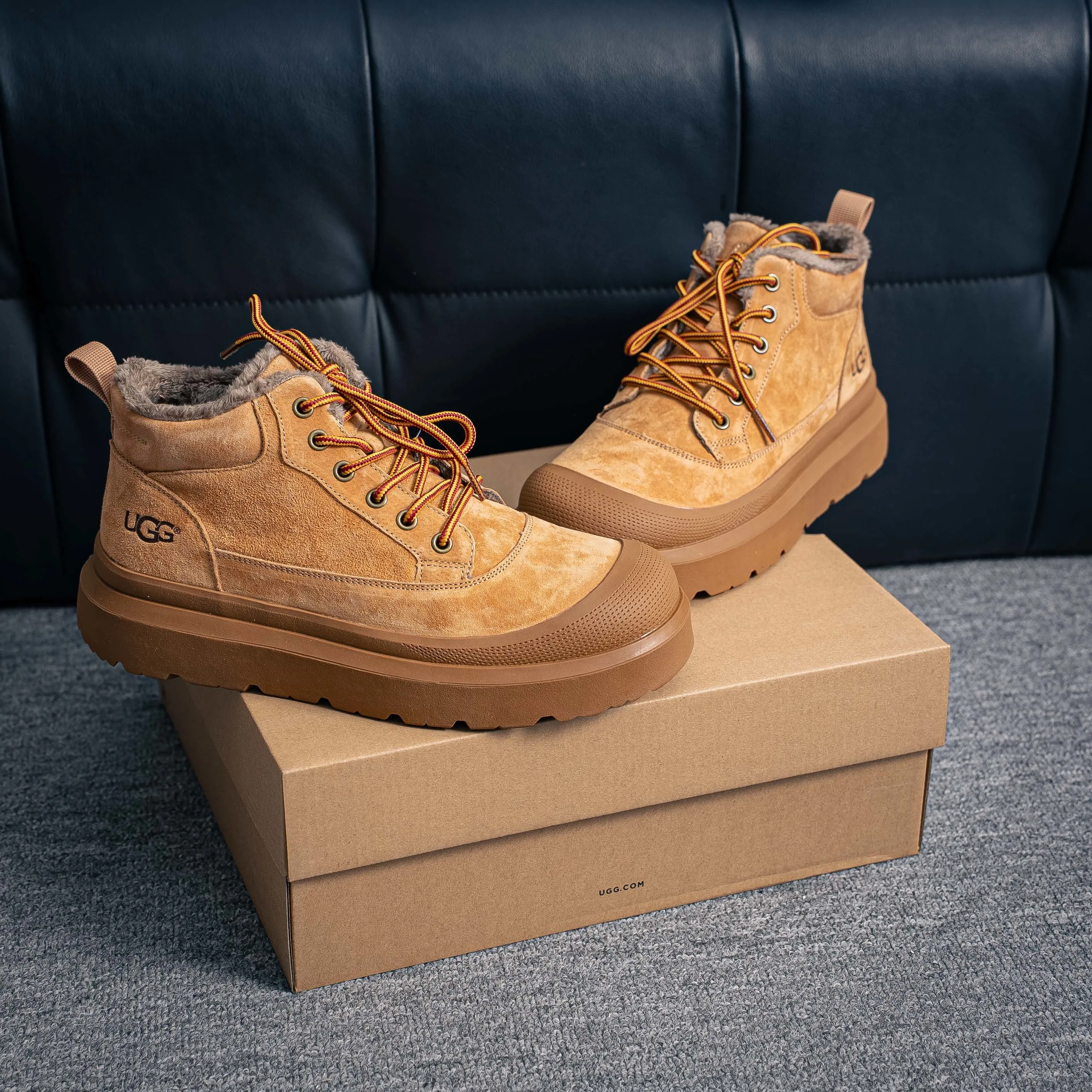 #UGG （ ） Mid-Top Shoes Martin Boots Series Quality New Arrival Cowhide Leather Shoes Cowhide Leather